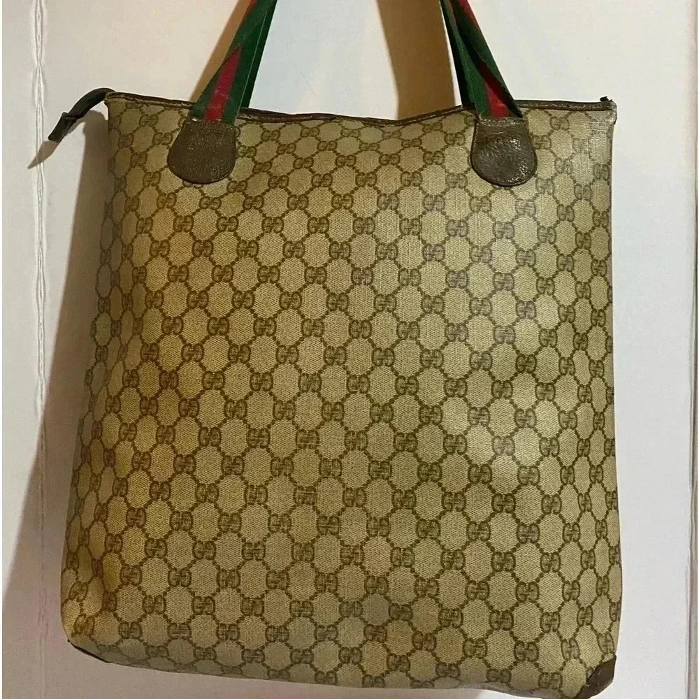 Gucci vintage GG mico web tote handbag